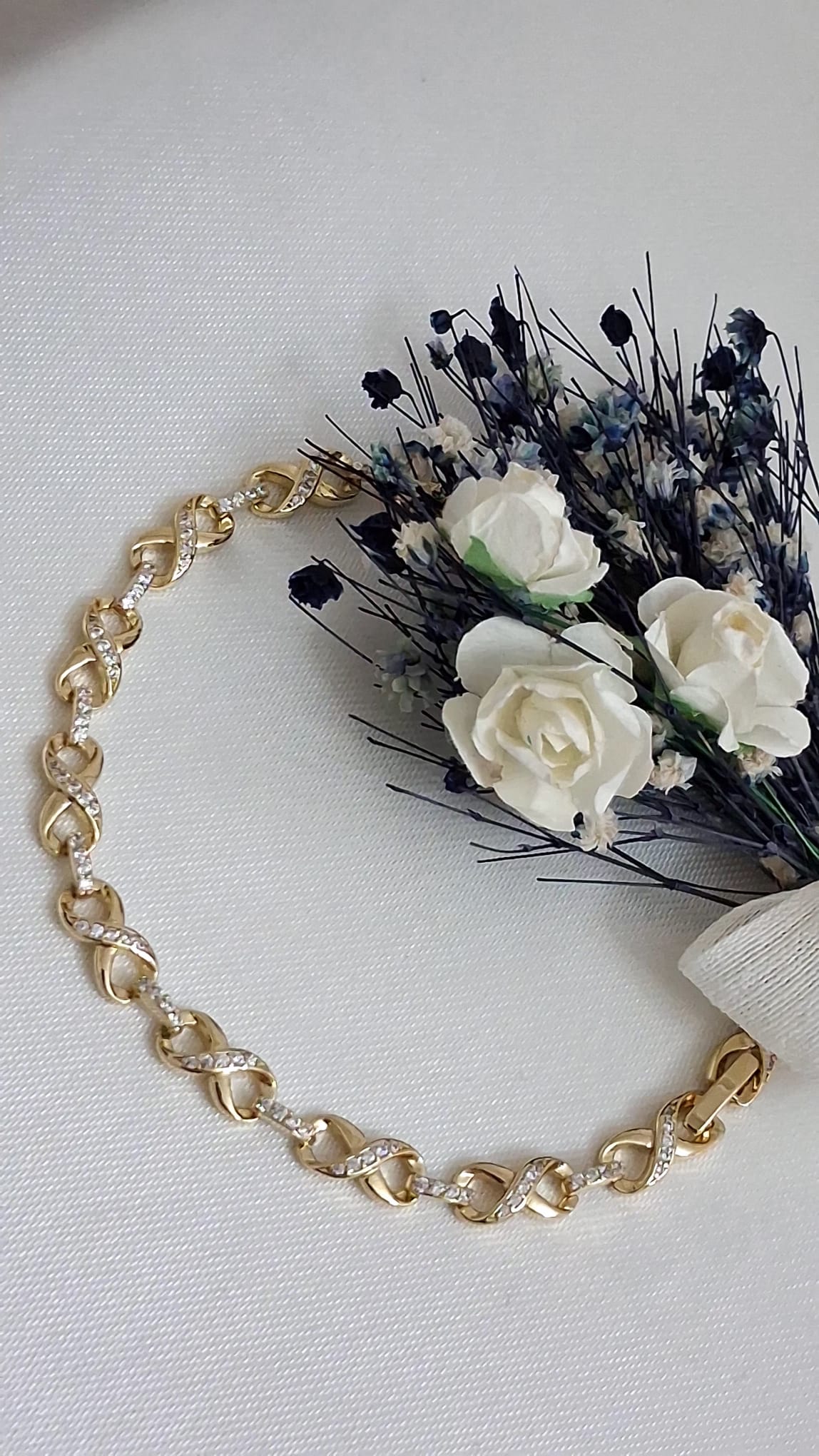 XUPING Bileklik - Sonsuzluk Figürlü ve Zirkon Taşlı